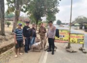 Polsek Abung Selatan Imbau Warga Tak Lakukan Pemerasan Saat Perbaikan Jalinsum di Blambangan Pagar