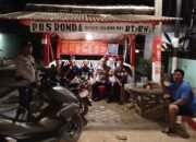 Bhabinkamtibmas Cek Ronda Malam di Desa Kembang Tanjung, Pastikan Kamtibmas Tetap Kondusif