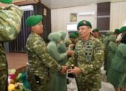 Pangkat Naik, Tanggung Jawab Bertambah, Danrem 043/Gatam Tekankan Keteladanan Prajurit