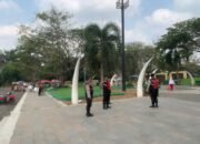 Patroli Dialogis Sat Samapta Polres Lampung Utara Berikan Rasa Aman di Islamic Center Kotabumi