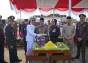 HUT ke-81 TNI, Polres Lampung Utara Berikan Kejutan Tumpeng ke Jajaran TNI