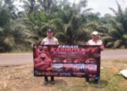 Cegah Karhutla, Bhabinkamtibmas Polsek Abung Tengah Imbau Warga Tidak Membakar Lahan
