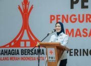 Ketua PMI Lampung Purnama Wulan Sari Mirza Lantik Pengurus PMI Kota Metro Masa Bakti 2026-2031