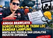 Angga Brawijaya Soroti Konflik TKBM LDC Bandar Lampung, Minta Hak Pekerja dan Legalitas Industri Diperiksa