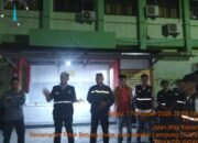 Tingkatkan Keamanan Wilayah, Kelurahan Pahoman dan Aparat Gabungan Giatkan Patroli Malam Minggu