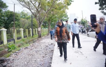 Pemkot Bandar Lampung Benahi Jalan, Drainase, dan Trotoar di Sejumlah Wilayah