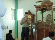 Kapolres Tulang Bawang Barat Gelar Jumling di Masjid Jami Nurul Huda Panaragan Jaya, Sampaikan Pesan Kamtibmas kepada Jamaah