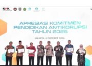 KPK Beri Penghargaan kepada Provinsi Lampung atas Penguatan Pendidikan Antikorupsi